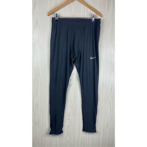 Nike Men's Power Running Tights Black Dri-Fit Ankle Zipper Size 2XL